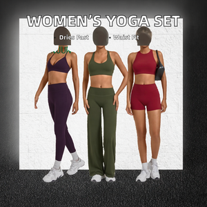 Custom Women Fitness Yoga Wear Quick-Drying Gym Sports Bra Running Slim Shorts Activewear Elastic Waist Eco-Friendly - Product Image 2