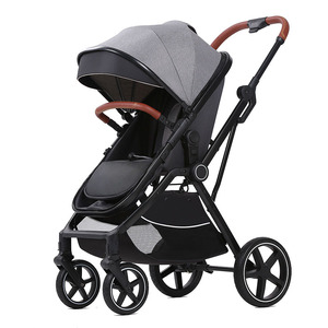 <span class=keywords><strong>2025</strong></span> phong cách mới Xe đẩy em bé OEM tùy chỉnh khung thép nhỏ gọn có thể gập lại 2 trong 1 xe đẩy em bé - Product Image 1