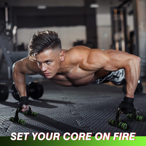 Xây Dựng Cơ Bắp Nhà Tập Thể Dục Tập Thể Dục Thanh Non-Slip Cấu Trúc Mạnh Mẽ Xử Lý Đẩy lên Xử Lý Cho Sàn Đẩy lên Thanh - Product Image 2