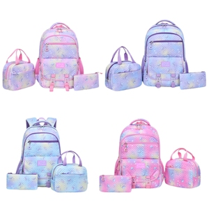 3pcs Girls Boys Waterproof Student <strong>Backpack</strong> Set Middle School Waterproof School <strong>Bags</strong> with <strong>Lunch</strong> <strong>Bag</strong> Pencil case for Students - Product Image 5
