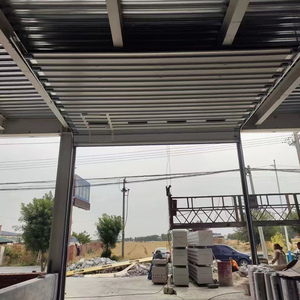 Modern Outdoor Finished 40+60mm Industrial <strong>Back</strong>-ribbed Aluminium Alloy Thermal Insulation <strong>Door</strong> Panel with Polyurethane Foam - Product Image 6