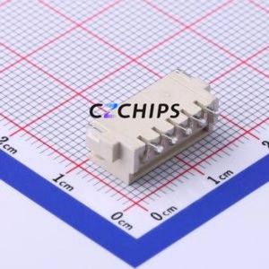 2.54-5P-WT Wire-to-Board Pin Header SMD,P=2.5mm,Horizontal Mount Connector 1x5P 2.5mm Horizontal Mount XH - Product Image 2
