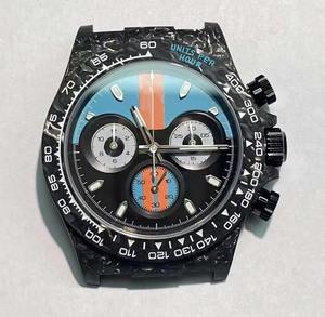 Drioshipping Montre mécanique spéciale en fibre de carbone personnalisée pour hommes 4130 Personnalisation du logo - Product Image 5