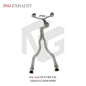 Système d'échappement avant et arrière Valvetronic en acier inoxydable ING pour <span class=keywords><strong>Audi</strong></span> S4 / <span class=keywords><strong>S5</strong></span> B8 4.2L - Pièces de tuning performance en gros - Product Image 3