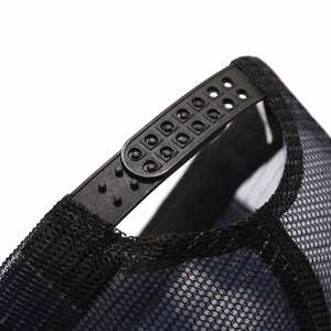 Casquette de baseball structurée personnalisée 5 panneaux Y-P Ypoong à visière plate, avec dos en maille et fermeture snapback, modèle 6006 - Product Image 6