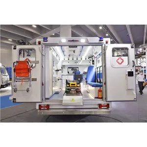 Veículo de monitoramento de transmissão ambulance iveco 4x2, veículo de resgate de emergência, carro lhd