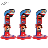 Machine de boxe commerciale à monnayeur - Machine de jeu d'arcade de test de force pour centre de divertissement extérieur