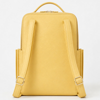 GORFIA - Mochila de Cuero Auténtico para Mujer, Bolso Pequeño Estructurado para Tablet de 9.7 Pulgadas, Mini Mochila en Varios Colores, Mochilas para Mujer