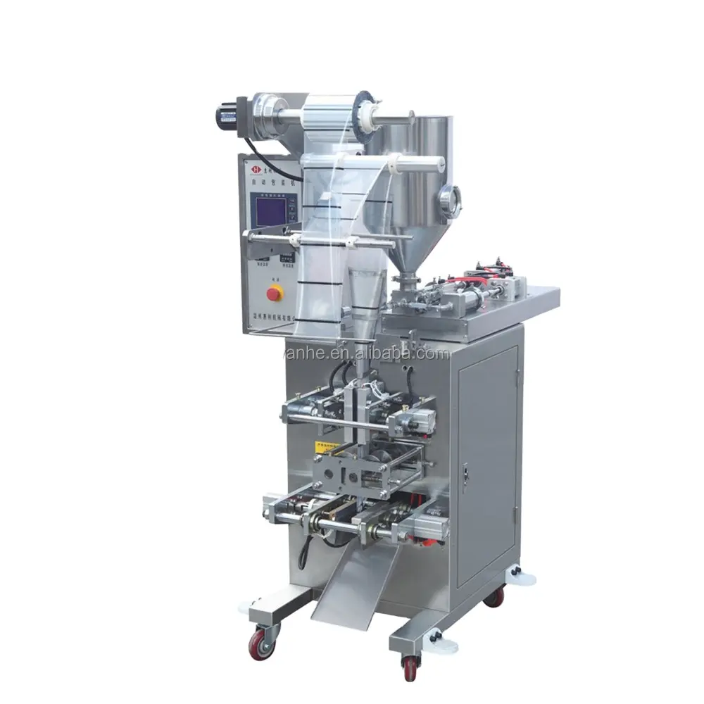 Máquina de embalagem wanhe, máquina de enchimento WHIII-S100 pasta de tomate chilli, máquina de embalagem de mel sachet