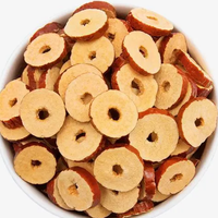 Guoyue Vente en gros Lyophilisation Jujube Dates Tranches entières FD Dates sans pépins Fruits croustillants sains Collations Dates rouges lyophilisées