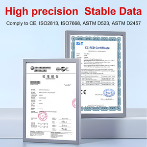 60 Degree Glossmeter Single Angle <strong>Gloss</strong> Instrument Portable <strong>Sheen</strong> Glossy <strong>Meter</strong> Digital Glossmeter <strong>Gloss</strong> <strong>Meter</strong> - Product Image 6