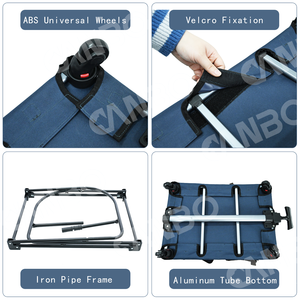 Cage de transport pliable à roulettes pour animaux de compagnie, homologuée par les compagnies aériennes, durable, pour chat et chien - Product Image 6
