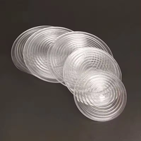 Lentille de Fresnel en verre borosilicate trempé de petit diamètre (50 mm, 80 mm, 130 mm) pour lampe de studio et éclairage de scène LED