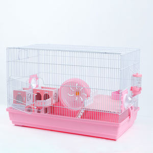 Jaula para Hámsteres Transpirable de Color Mixto, Jaula Pequeña de Alambre de Hierro y Plástico, Casa para Hámsteres, <span class=keywords><strong>Jaulas</strong></span> para Hámsteres Baratas, Hamstercage - Product Image 5