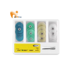 Chuyên nghiệp 40-Piece nha khoa đánh bóng đĩa kit 14mm các loại trục gá gốc nha khoa đánh bóng nguồn cung cấp dụng cụ phẫu thuật công cụ - Product Image 1