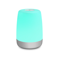 Veilleuse LED tactile à intensité variable, mini, colorée, avec effet de respiration, contrôle tactile, lumière RGB, veilleuse avec minuterie pour l'heure du coucher