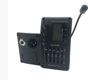 마이크와 튜너가 있는 SV-M700 EQ, 공장 직영 4 밴드 기타 픽업 프리앰프 시스템 밴드 이퀄라이저 - Product Image 4