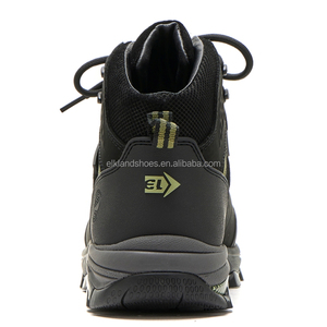 Wholesale Lace-up Lightweight PU Anti-Smashing Anti-Slip Composite Toe Men's <b>Safety</b> <b>Boots</b> Crazy Horse Leather Custom Work Shoes - Product Image 3