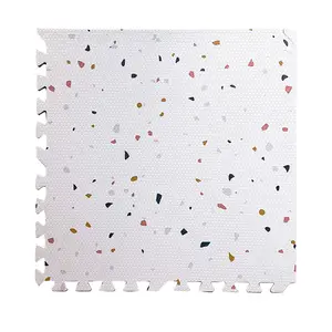 New Design EVA Play Foam Mat Terrazzo Printing for Kids