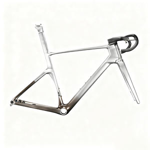 <span class=keywords><strong>Cadre</strong></span> de vélo de route en <span class=keywords><strong>acier</strong></span> au carbone peint sur mesure 29 pouces, frein à disque aérodynamique, <span class=keywords><strong>cadre</strong></span> de vélo de gravier 700*25C transparent, léger 960g - Product Image 2