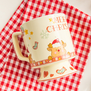 Kinh Doanh khuyến mại quà tặng giáng sinh gốm cốc cà phê chén trà cho giáng sinh trang trí nội thất cốc và cốc bán buôn - Product Image 6