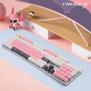 87 Phím RGB Bàn Phím Cơ Khí Có Dây Ảo E-Thể Thao Chơi Game Máy Tính Xách Tay Bàn Phím Với Màu Xanh Lá Cây Trục Màu Đỏ Giao Diện USB Sử Dụng Điều Kiện - Product Image 4