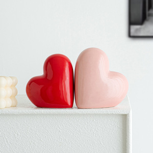 Art créatif moderne pour l'amour Artisanat en céramique Vertical transfrontalier pour l'anniversaire de mariage Saint-Valentin Entrée du salon - Product Image 3