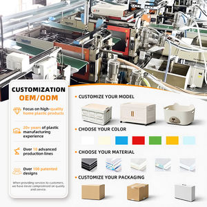 Armadietto da Scrivania Pieghevole Multistrato, Contenitore di <span class=keywords><strong>Plastica</strong></span> Rettangolare <span class=keywords><strong>per</strong></span> Organizzazione Domestica - Product Image 6