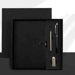 Luxury Personalized Business <b>Notebook</b> Pen Gift <b>Set</b> Custom Logo for Education Travel Agency or Corporate Christmas Corporate - Product Image 5