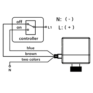 Válvula de bola eléctrica SDPSI AC 220V Válvulas de interruptor bidireccional alimentadas por solenoide de 2 controles de 3 cables para agua - Product Image 6