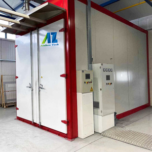 Machine de revêtement en poudre automatique contrôlée par PLC certifiée ISO CE Aizhou, système motorisé, acier galvanisé, fonctionnement facile - Product Image 1
