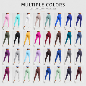 Leggings de Yoga para Mujer, Cintura Alta, Sin Costuras, Elásticos en 4 Direcciones, Control de Abdomen, Levanta Glúteos, Pantalones para Gimnasio, Correr y Entrenamiento - Product Image 5