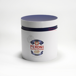 Boîte ronde artisanale de bière, <span class=keywords><strong>Peroni</strong></span>, coffret cadeau vide personnalisé en carton promotion pour six bouteilles de bière et <span class=keywords><strong>verre</strong></span>, 1 pièce - Product Image 2
