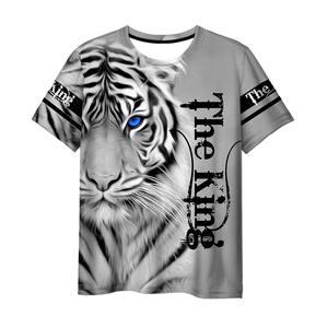 Factory <span class=keywords><strong>Outlet</strong></span> <span class=keywords><strong>t</strong></span>-<span class=keywords><strong>shirt</strong></span> da uomo con stampa digitale 3D 180gsm con schermo ampio stile Casual Hip Hop Vintage lavorato a maglia di qualsiasi dimensione - Product Image 1