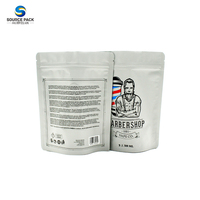Sachets Doypack Blancs Autoportants avec Fermeture Ziplock en Plastique pour Emballage