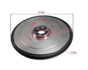 Bộ phận xe nâng lắp ráp bánh đà động cơ 5 12330 116 1 cho ISU. C240 - Product Image 2