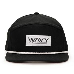 Gorra de 7 Paneles, Estilo Campamento, Algodón, Etiqueta Tejida Personalizada, Apliques, Gorras Rop - Product Image 2