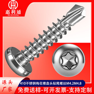 Vis autotaraudeuses Heliton à tête Torx M4.2 M4.8 à tête ronde en acier inoxydable pour fixation métallique - Product Image 5