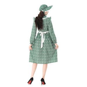 वयस्क औपनिवेशिक ऐतिहासिक पोशाक के लिए अग्रणी पोशाक विंटेज पुष्प प्रेयरी तीर्थयात्री गाँव कार्निवल पार्टी परी संगठनों - Product Image 6