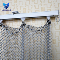 Cortina Metálica de Malla de Alambre Soldada de Aluminio para Vestíbulo de Hotel