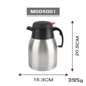 Cafetière Durable en Acier Inoxydable Grande Capacité - Carafe Thermique Isotherme pour Maison, Bureau, Café et Réunions de Famille - Product Image 4