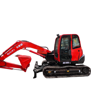 Chenilles en caoutchouc d'occasion pour pelle sur chenilles Kubota KX185, KX163, poids opérationnel 6 tonnes, moteur et pompe inclus, prix abordable - Product Image 1