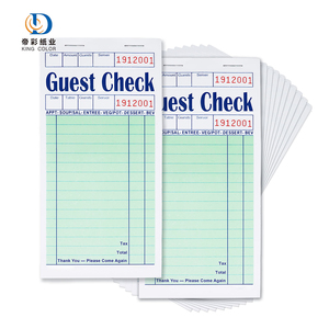 Blocco per ordini di <span class=keywords><strong>ricevute</strong></span> del ristorante personalizzato Kingcolor - Product Image 1