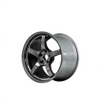 Jantes de voiture personnalisées légères 5x100 5x112 5x114.3 5x120, 16-26 pouces, 5 branches, en aluminium forgé, pour coupé et berline sport