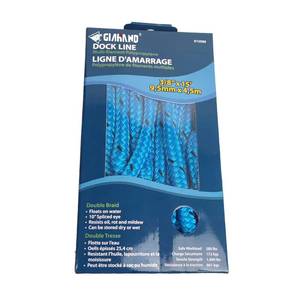 Double Braided PP Dock Line Rope Marine 3/8'X15ft Reinforced Boat Ropes and Ties for Docking - Product Image 2