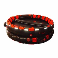 Radeau de sauvetage gonflable ouvert réversible Hsc Pack Aor 65 personnes