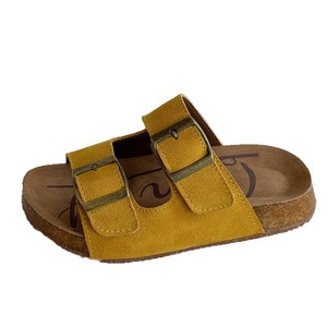 Sandalias de Verano 2025 Nuevas de Cuero Mate con Hebilla para Niños y Niñas, Punta Abierta, Antideslizantes, Resistentes al Desgaste, Color Sólido - Product Image 5