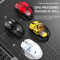 Nouvelle Arrivée Souris Bluetooth Portable Style Gaming de Bureau 1600 DPI Souris Ergonomique Silencieuse Sans Fil pour Ordinateur Portable