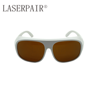 Lunettes de protection laser, plage de protection 180-534 nm OD6+ 800-1095 nm OD6+, certifiées CE EN207, monture intégrale TR90 pour applications 532/808/1064 nm