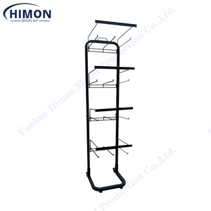 מתכת גופי חנות קמעונאית חוט וו תליית רצפת פלדה stand עבור סוכריות ממתקי חטיפים חבילה מתלה אבזרי חנות ותצוגה - Product Image 1